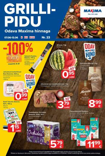 Kaupluse Maxima kliendileht - 07.06.2022 - 13.06.2022.