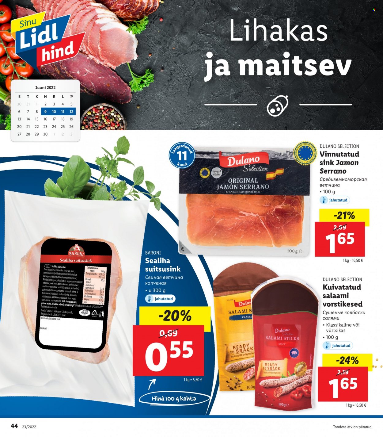 Lidl kliendileht - 06.06.2022 - 12.06.2022. Lehekülg 44