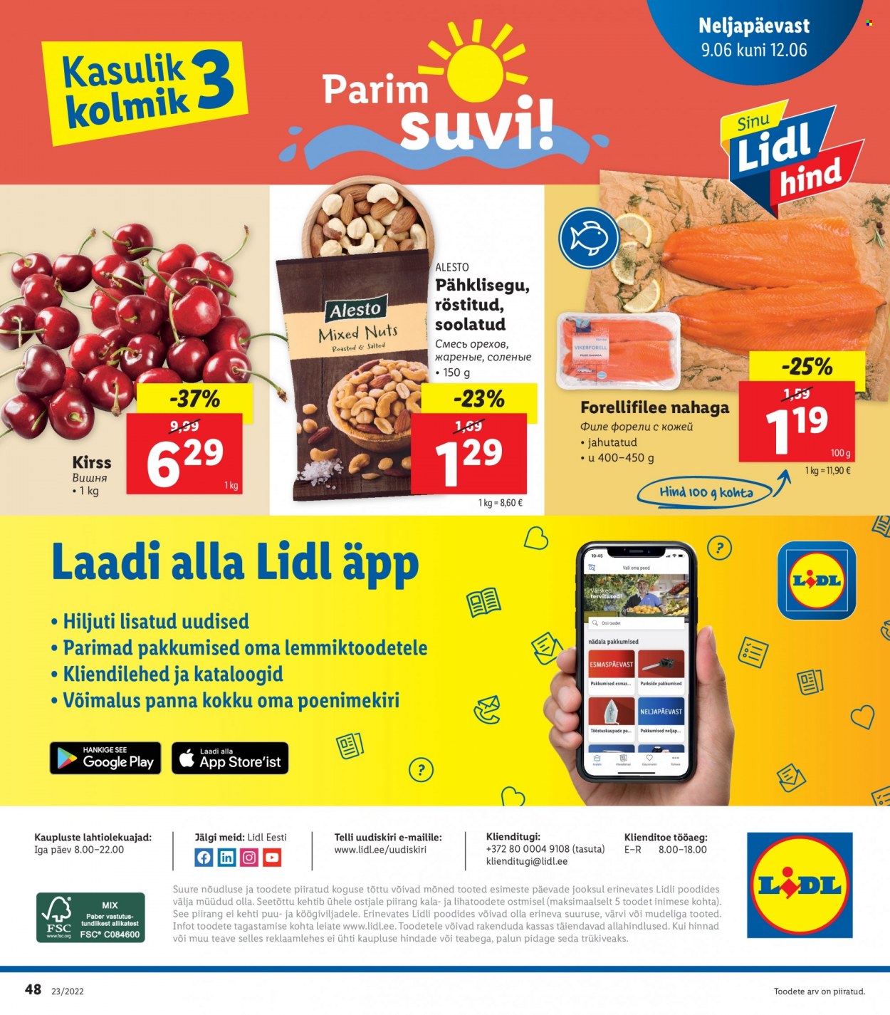 Lidl kliendileht - 06.06.2022 - 12.06.2022. Lehekülg 48