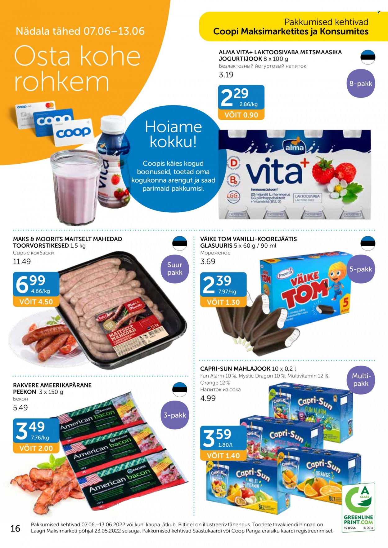 Coop kliendileht - 07.06.2022 - 13.06.2022. Lehekülg 16