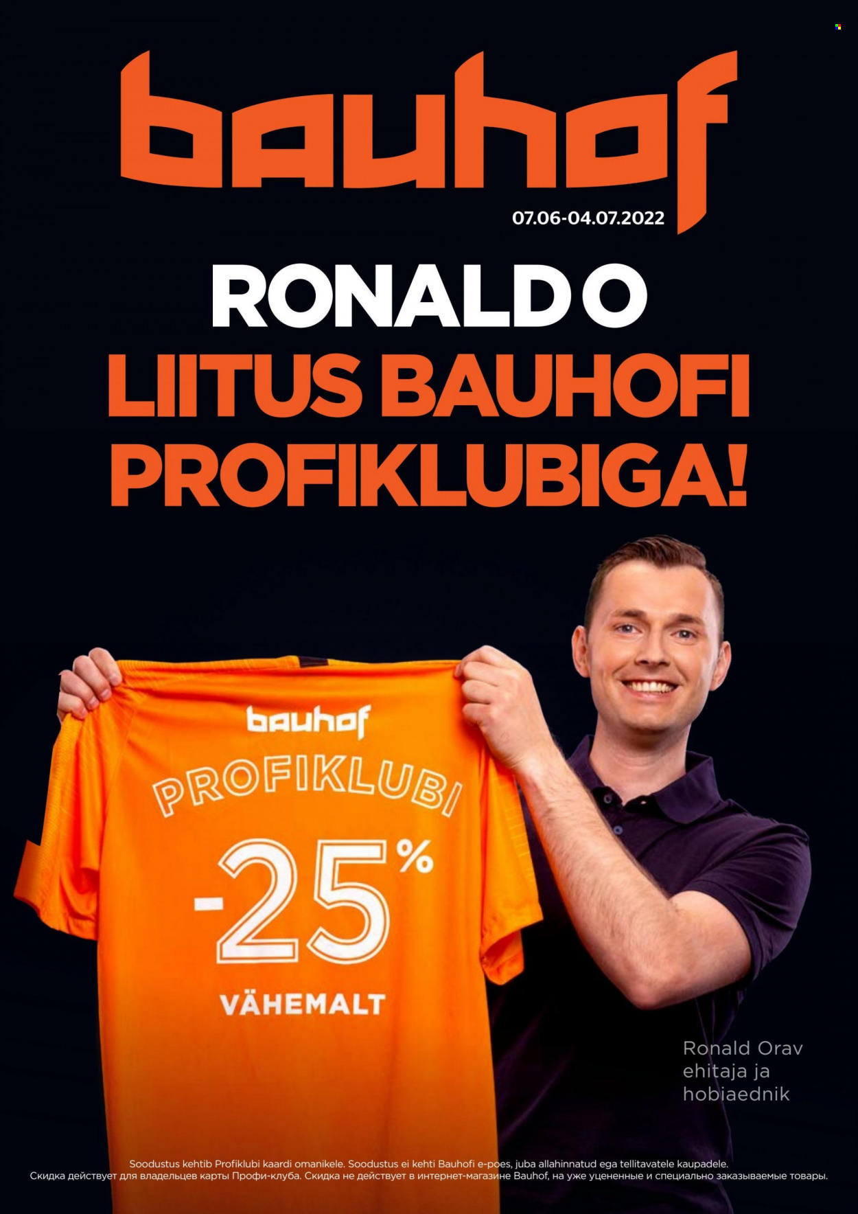 Bauhof kliendileht - 07.06.2022 - 04.07.2022. Lehekülg 1