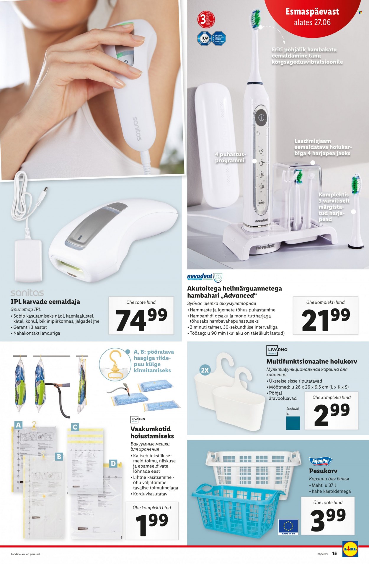 Lidl kliendileht - 27.06.2022 - 03.07.2022. Lehekülg 15