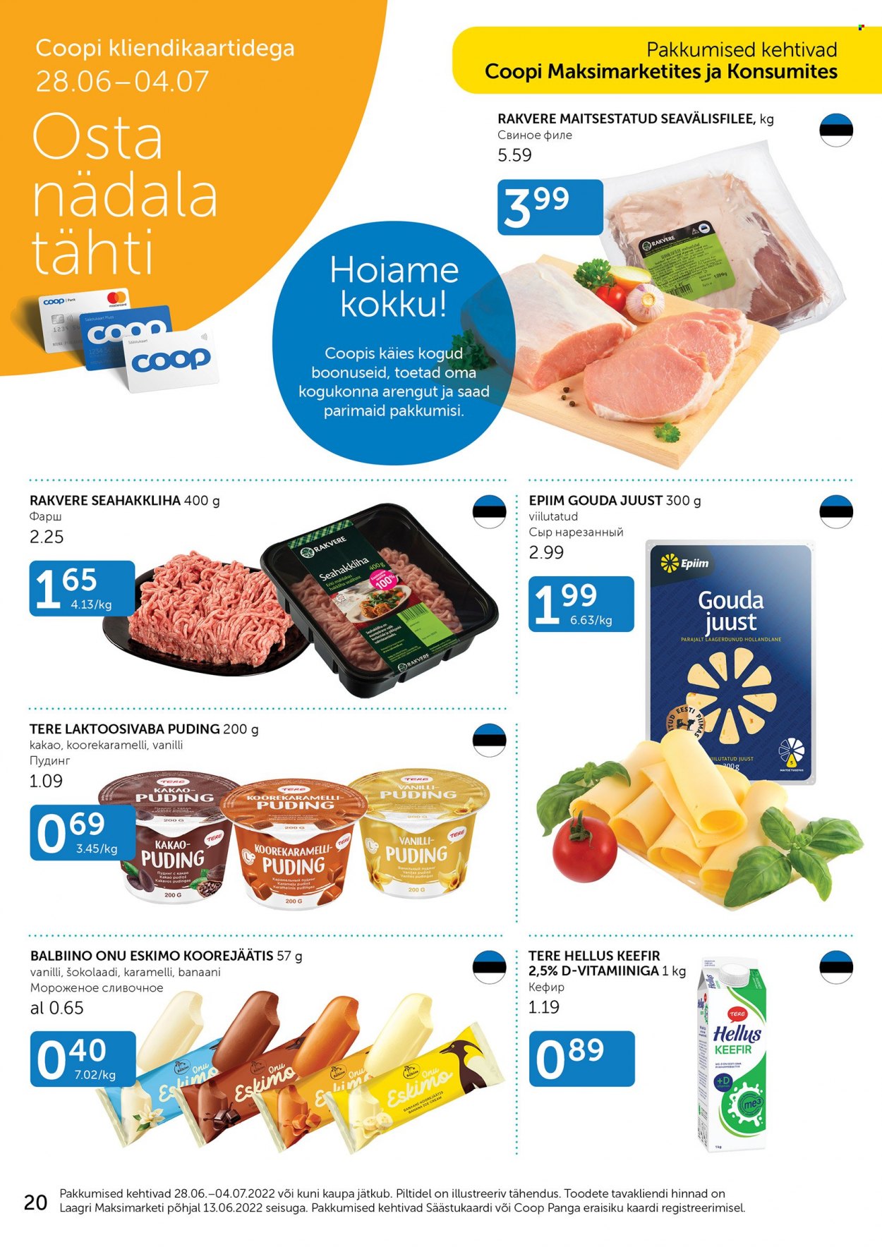 Coop kliendileht - 28.06.2022 - 04.07.2022. Lehekülg 1