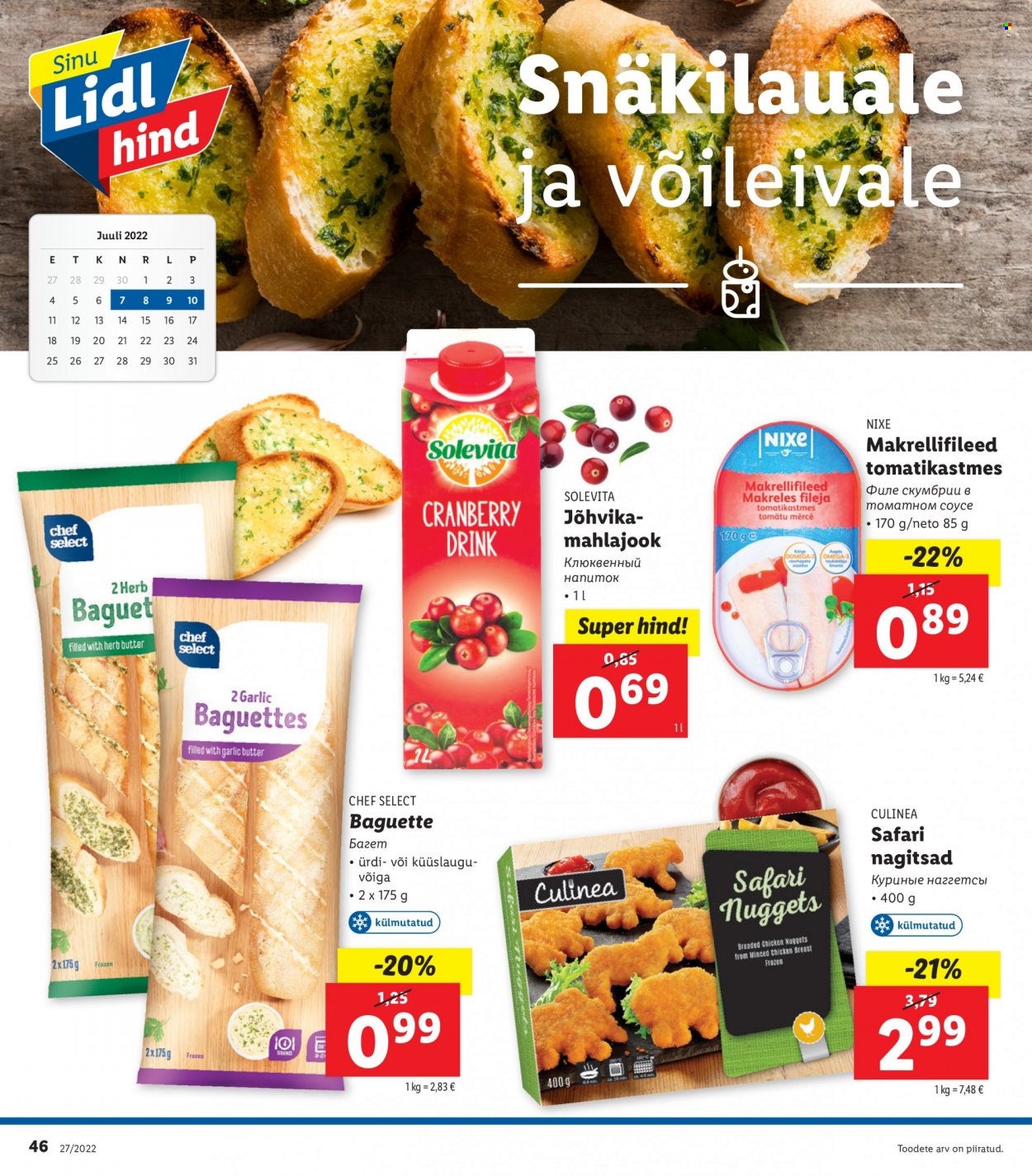 Lidl kliendileht - 04.07.2022 - 10.07.2022. Lehekülg 46