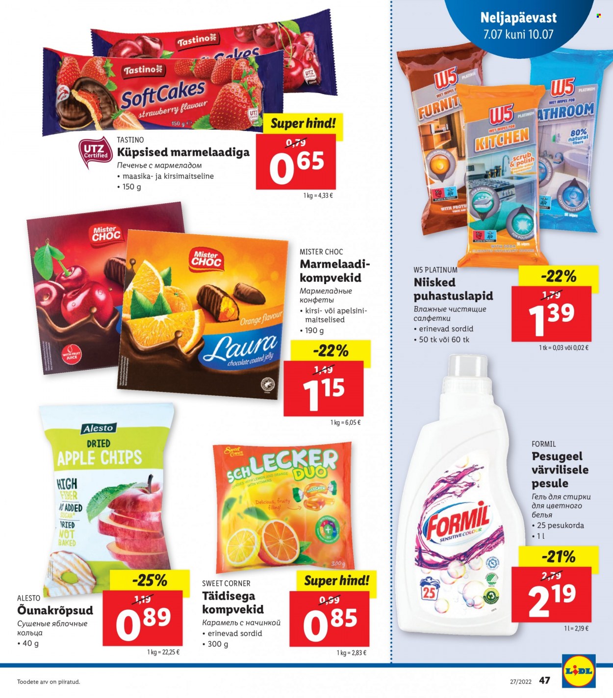 Lidl kliendileht - 04.07.2022 - 10.07.2022. Lehekülg 47