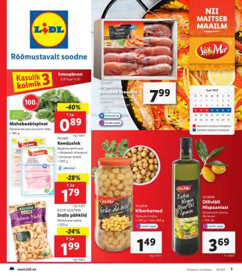 Kaupluse Lidl kliendileht - 11.07.2022 - 17.07.2022.