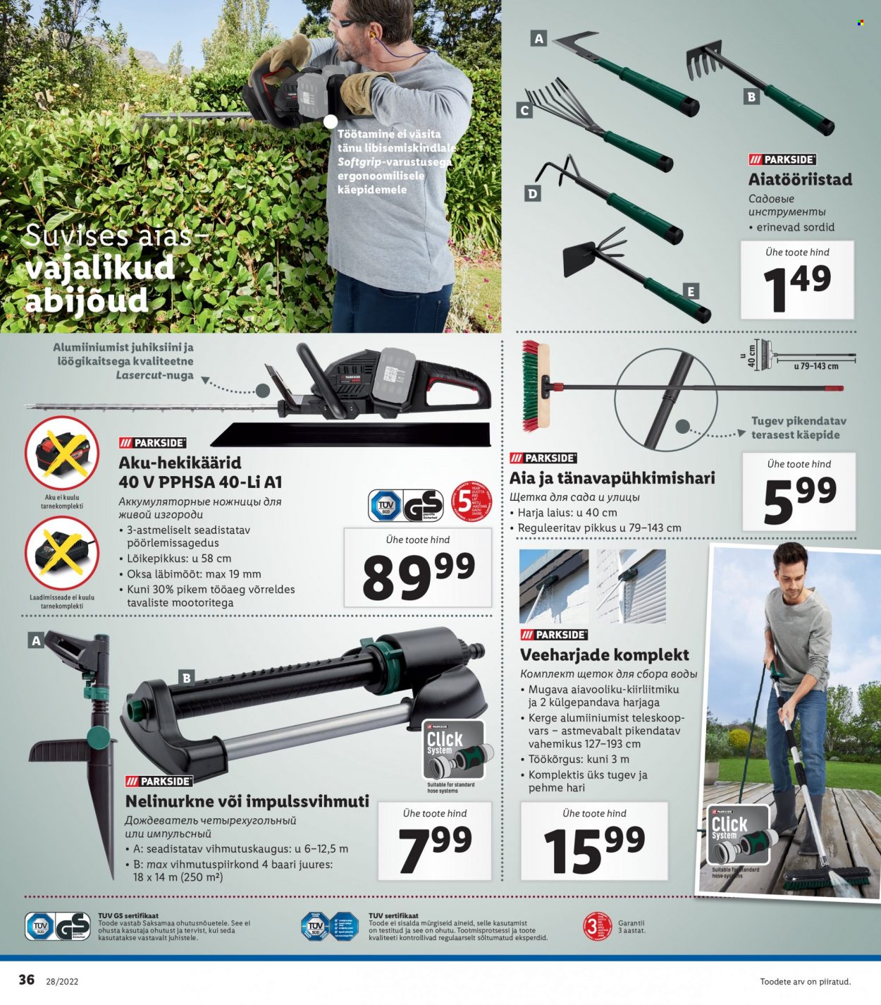 Lidl kliendileht - 11.07.2022 - 17.07.2022. Lehekülg 36