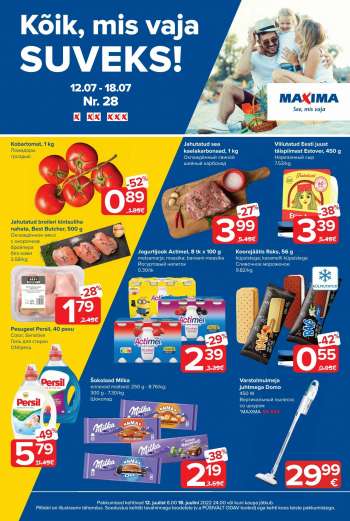 Kaupluse Maxima kliendileht - 12.07.2022 - 18.07.2022.