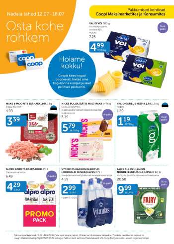 Kaupluse Coop kliendileht - 12.07.2022 - 18.07.2022.