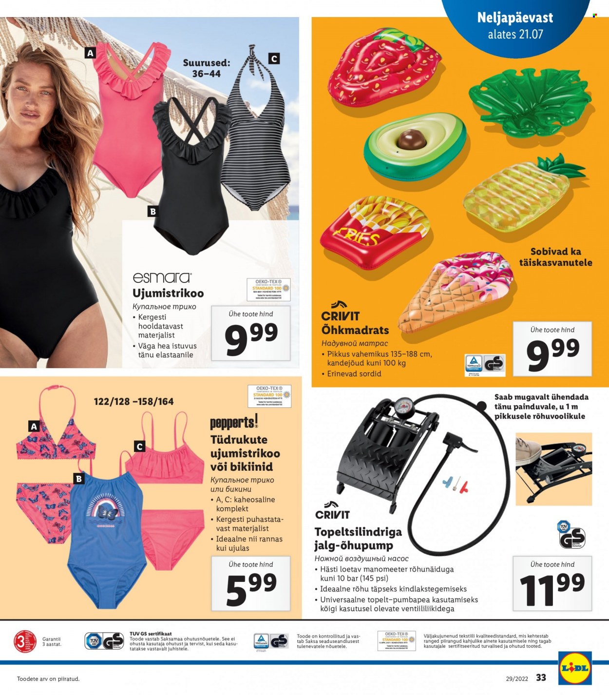 Lidl kliendileht - 18.07.2022 - 24.07.2022. Lehekülg 33