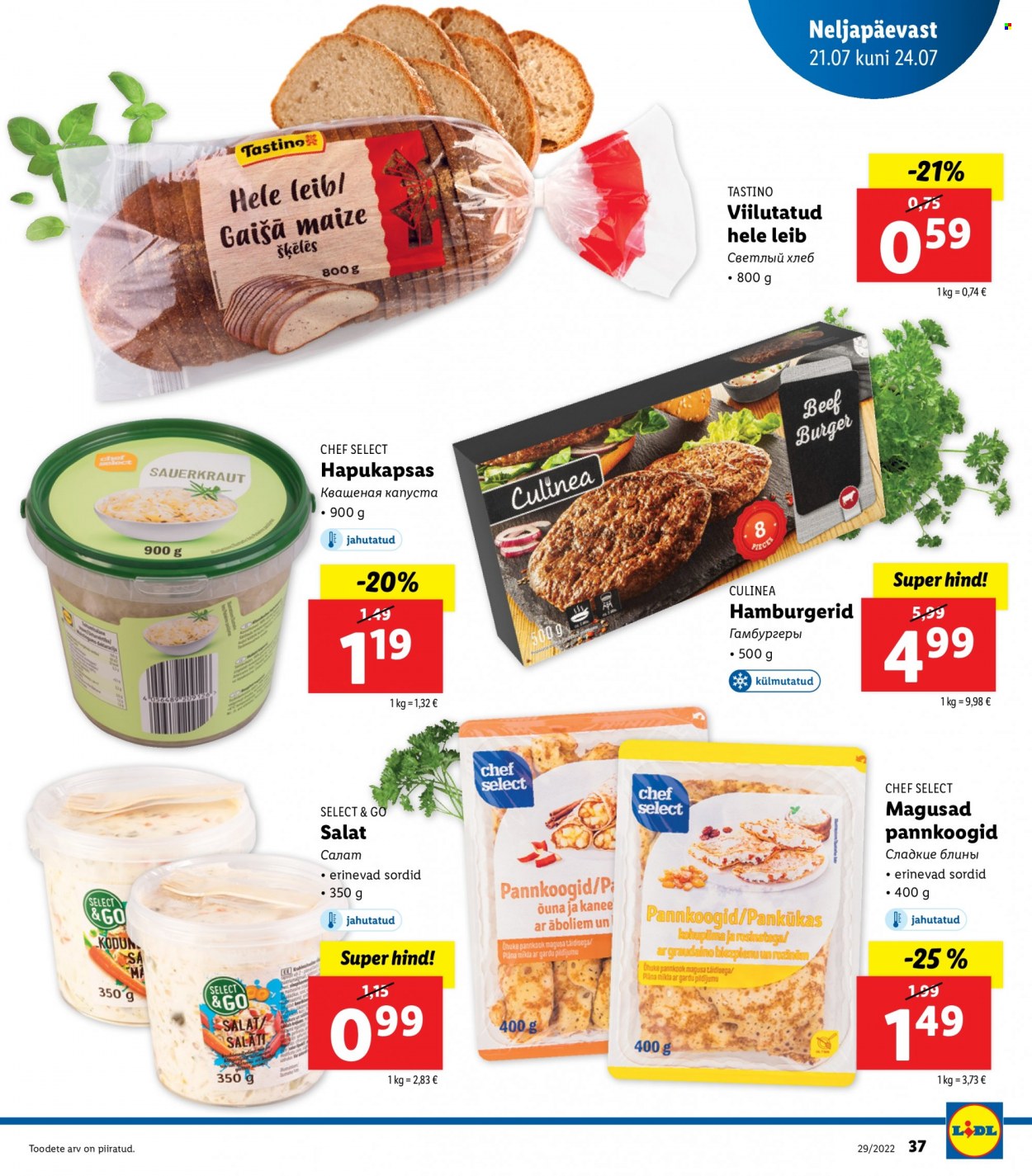 Lidl kliendileht - 18.07.2022 - 24.07.2022. Lehekülg 37