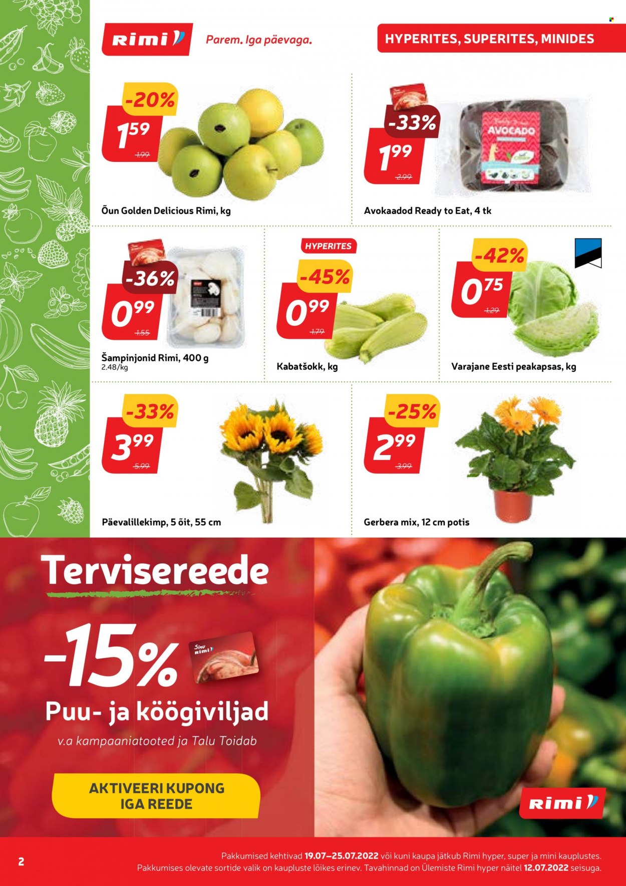 Rimi kliendileht - 19.07.2022 - 25.07.2022. Lehekülg 2