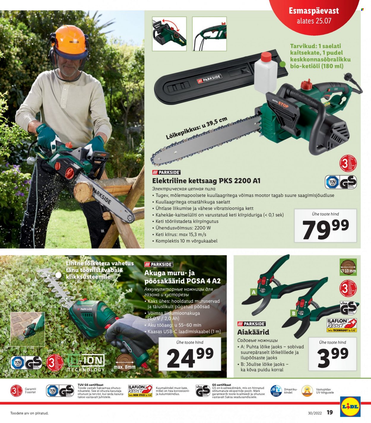 Lidl kliendileht - 25.07.2022 - 31.07.2022. Lehekülg 19
