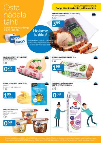 Kaupluse Coop kliendileht - 26.07.2022 - 01.08.2022.