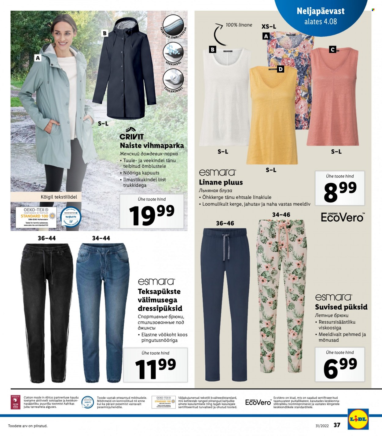 Lidl kliendileht - 01.08.2022 - 07.08.2022. Lehekülg 37