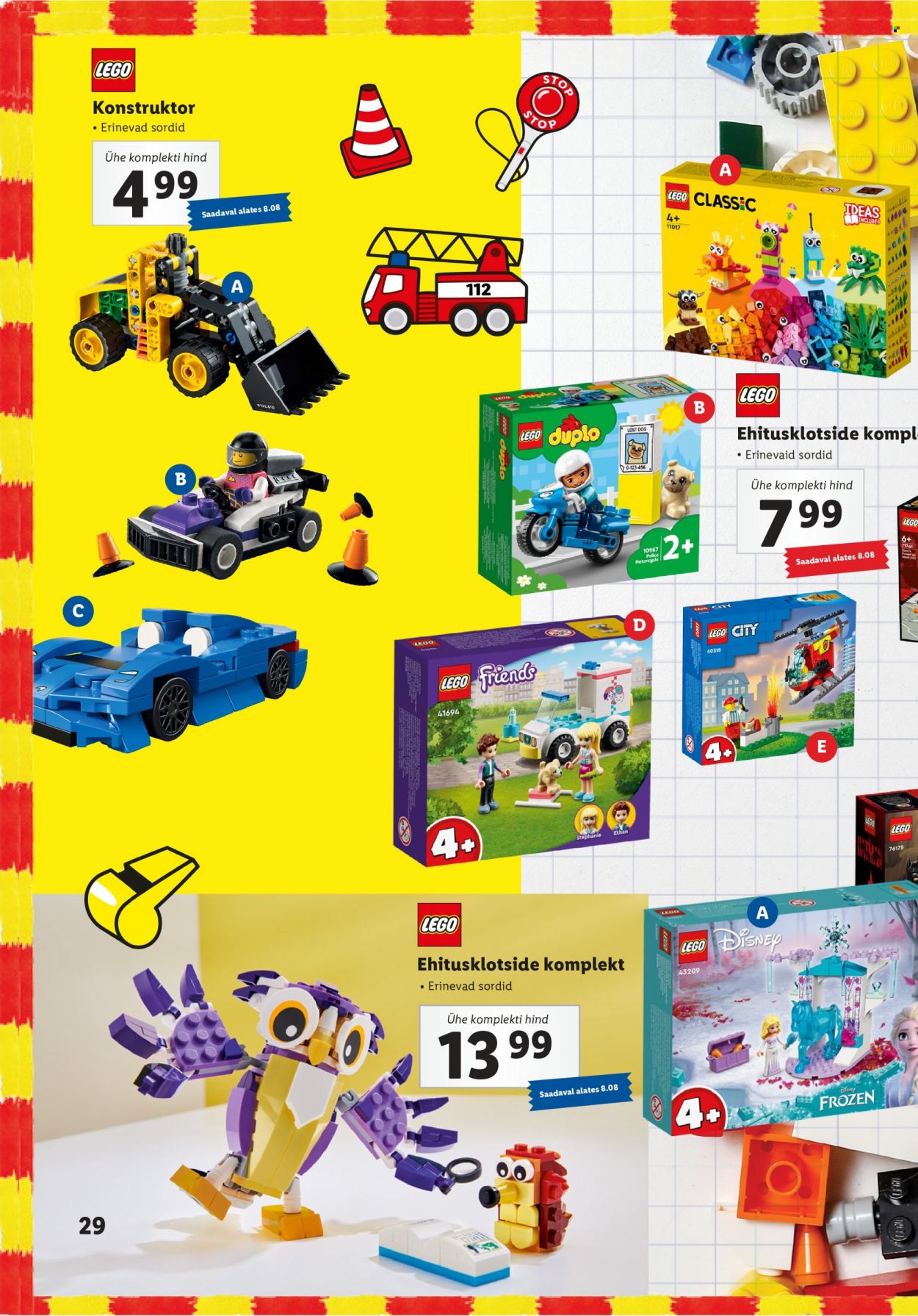 thumbnail - Kaupluse Lidl kliendileht - soodustooted - Disney, LEGO, LEGO City, LEGO Classic, LEGO Duplo, LEGO Friends. Lehekülg 30.