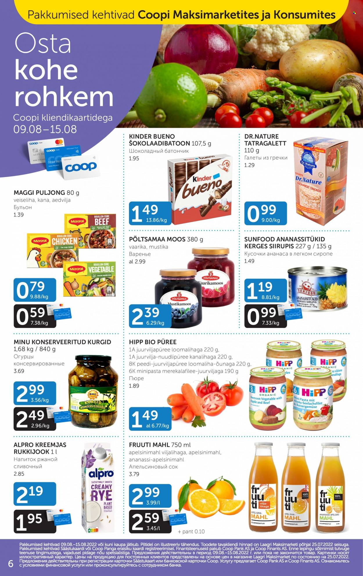 Coop kliendileht - 09.08.2022 - 15.08.2022. Lehekülg 6