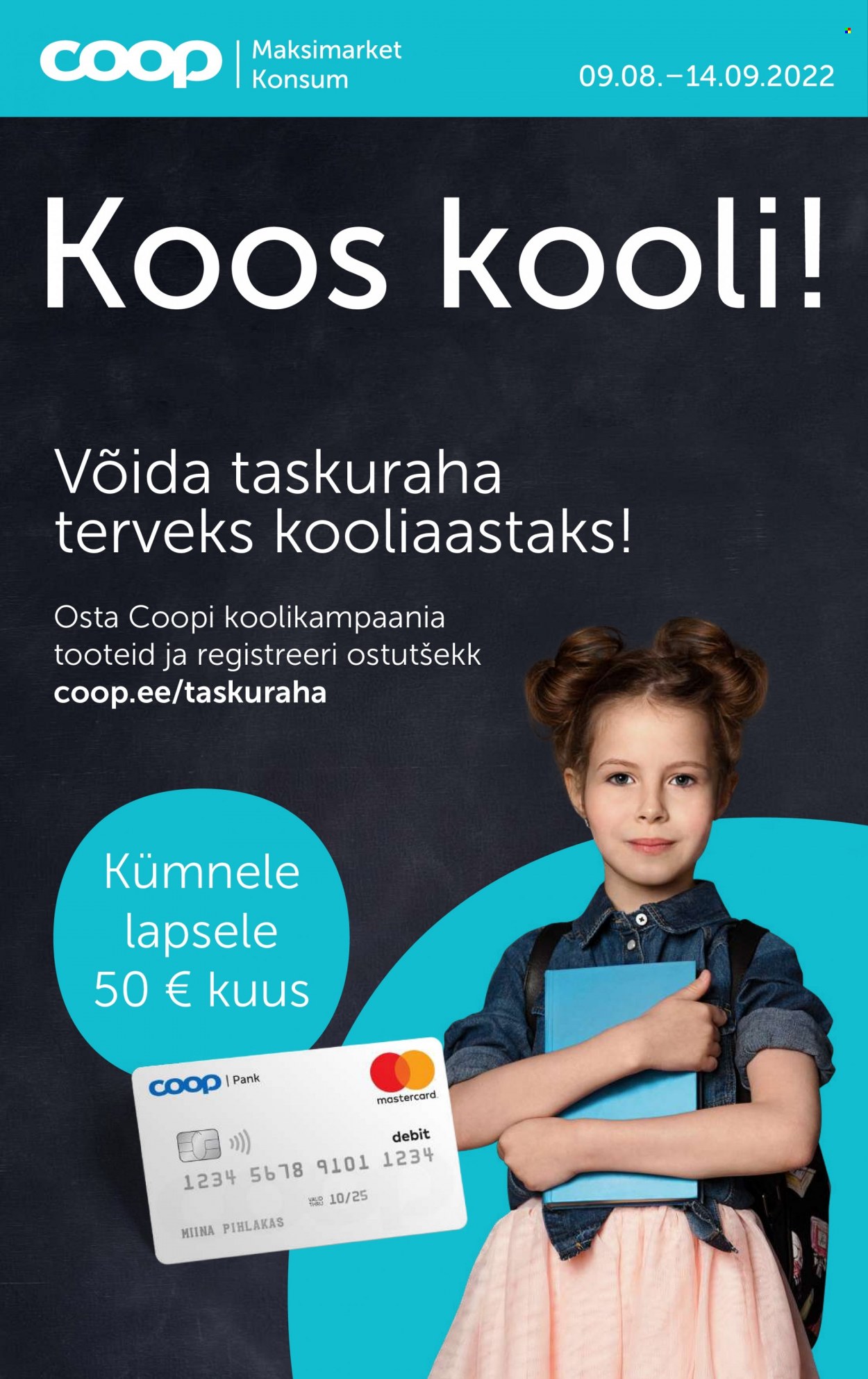 Coop kliendileht - 09.08.2022 - 14.09.2022. Lehekülg 1