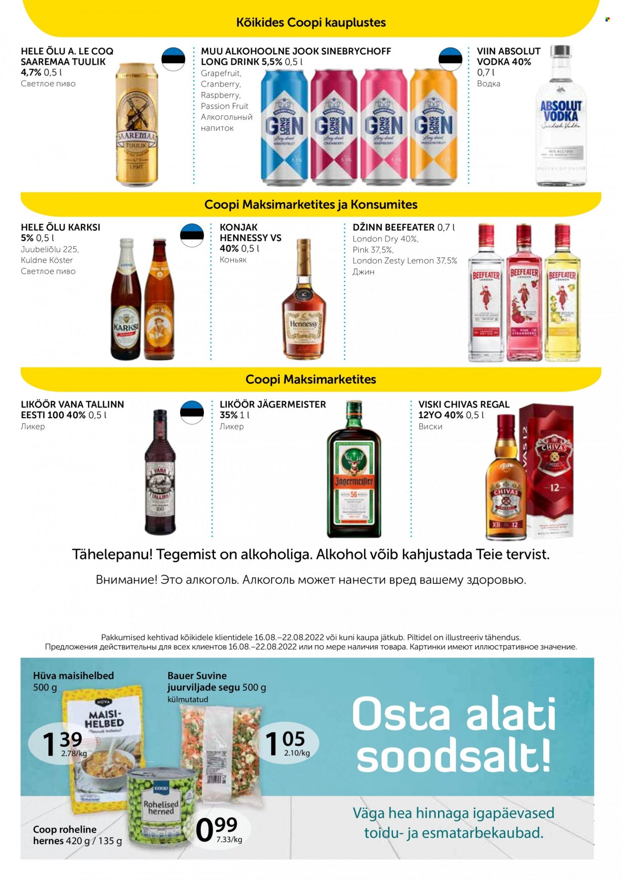 Coop kliendileht - 16.08.2022 - 22.08.2022. Lehekülg 10