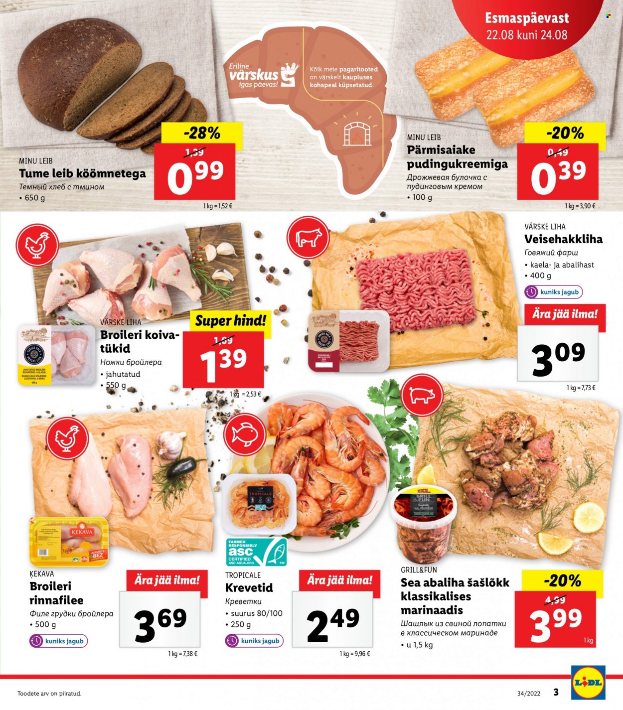 Lidl kliendileht - 22.08.2022 - 28.08.2022. Lehekülg 3