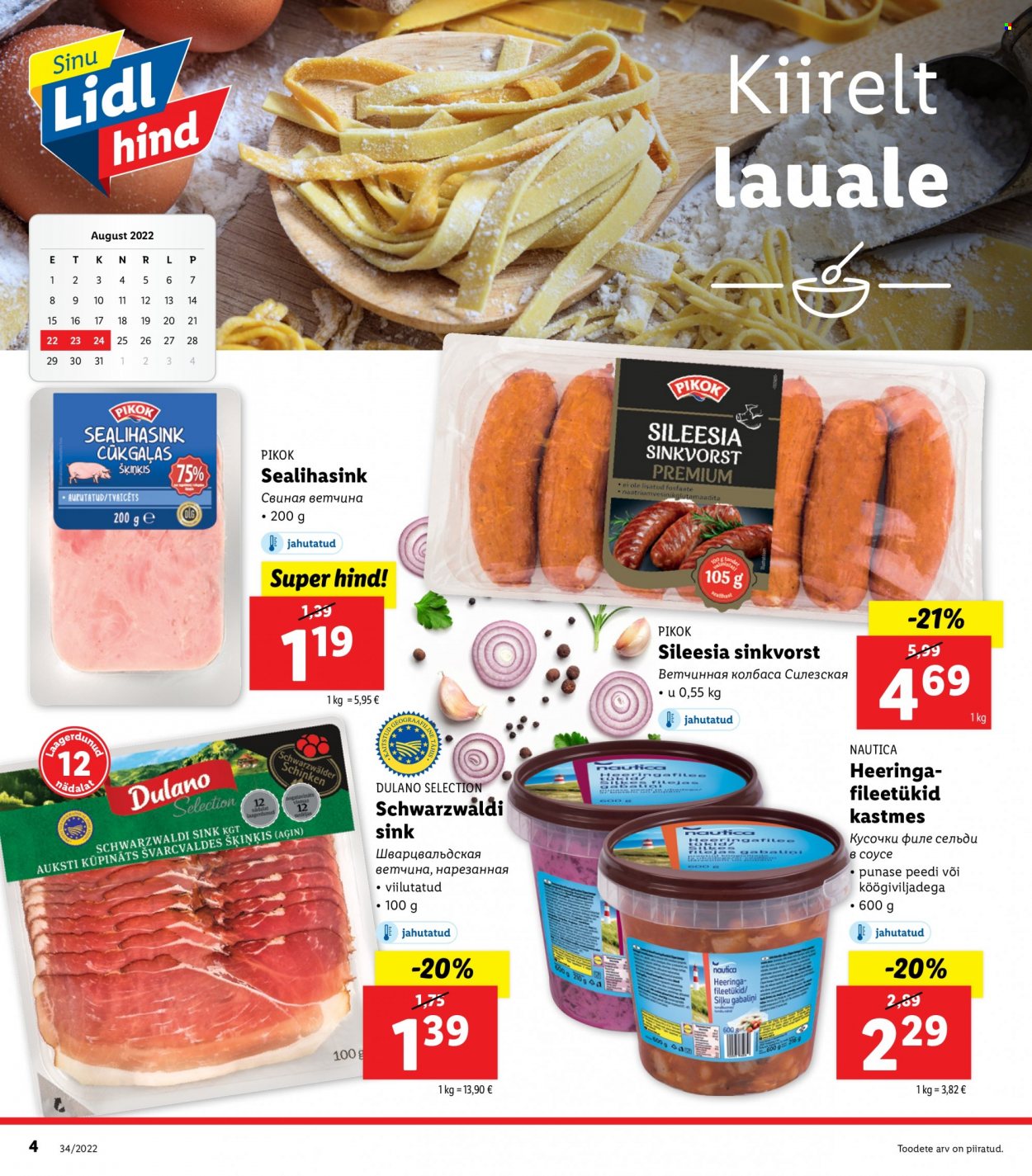 Lidl kliendileht - 22.08.2022 - 28.08.2022. Lehekülg 4
