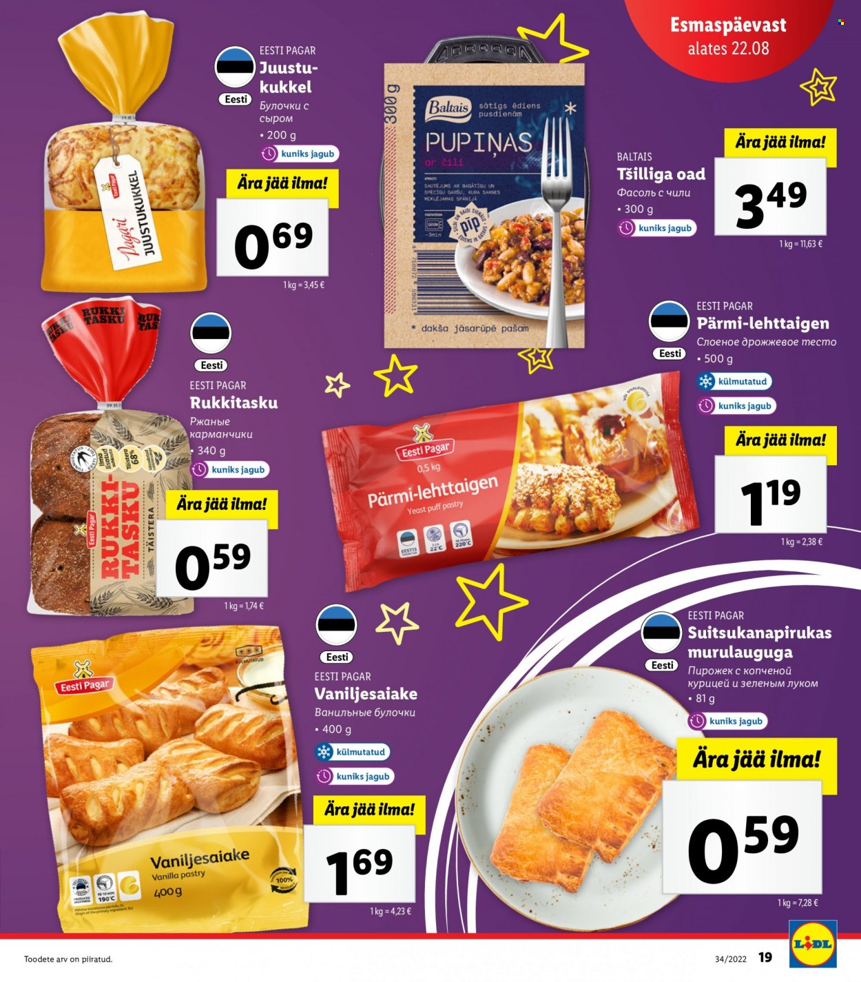 Lidl kliendileht - 22.08.2022 - 28.08.2022. Lehekülg 19