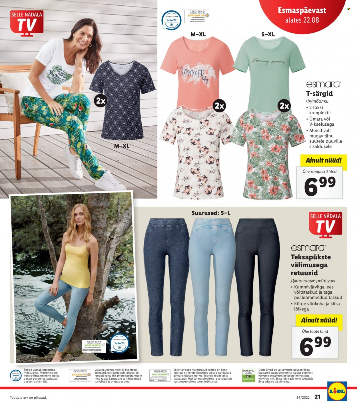 Lidl kliendileht - 22.08.2022 - 28.08.2022. Lehekülg 21