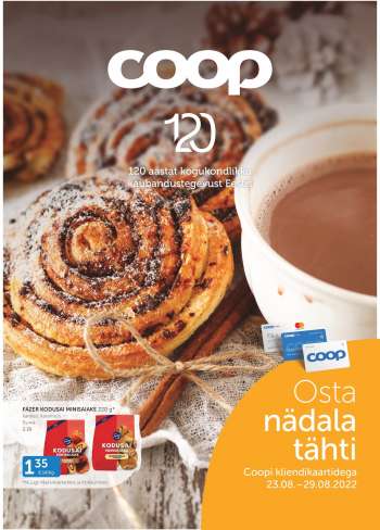 Kaupluse Coop kliendileht - 23.08.2022 - 29.08.2022.
