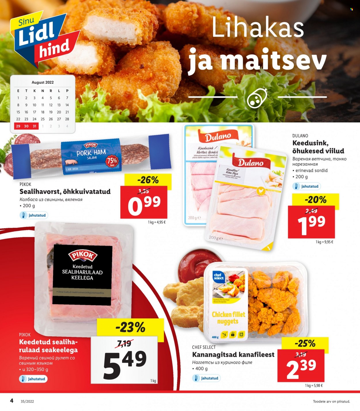 Lidl kliendileht - 29.08.2022 - 04.09.2022. Lehekülg 4