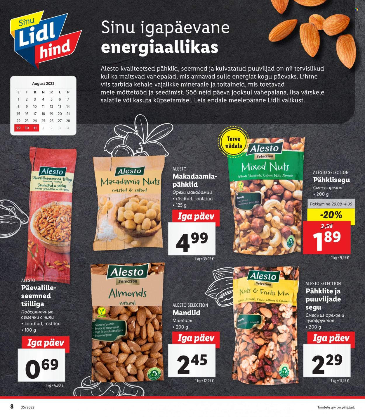 Lidl kliendileht - 29.08.2022 - 04.09.2022. Lehekülg 8