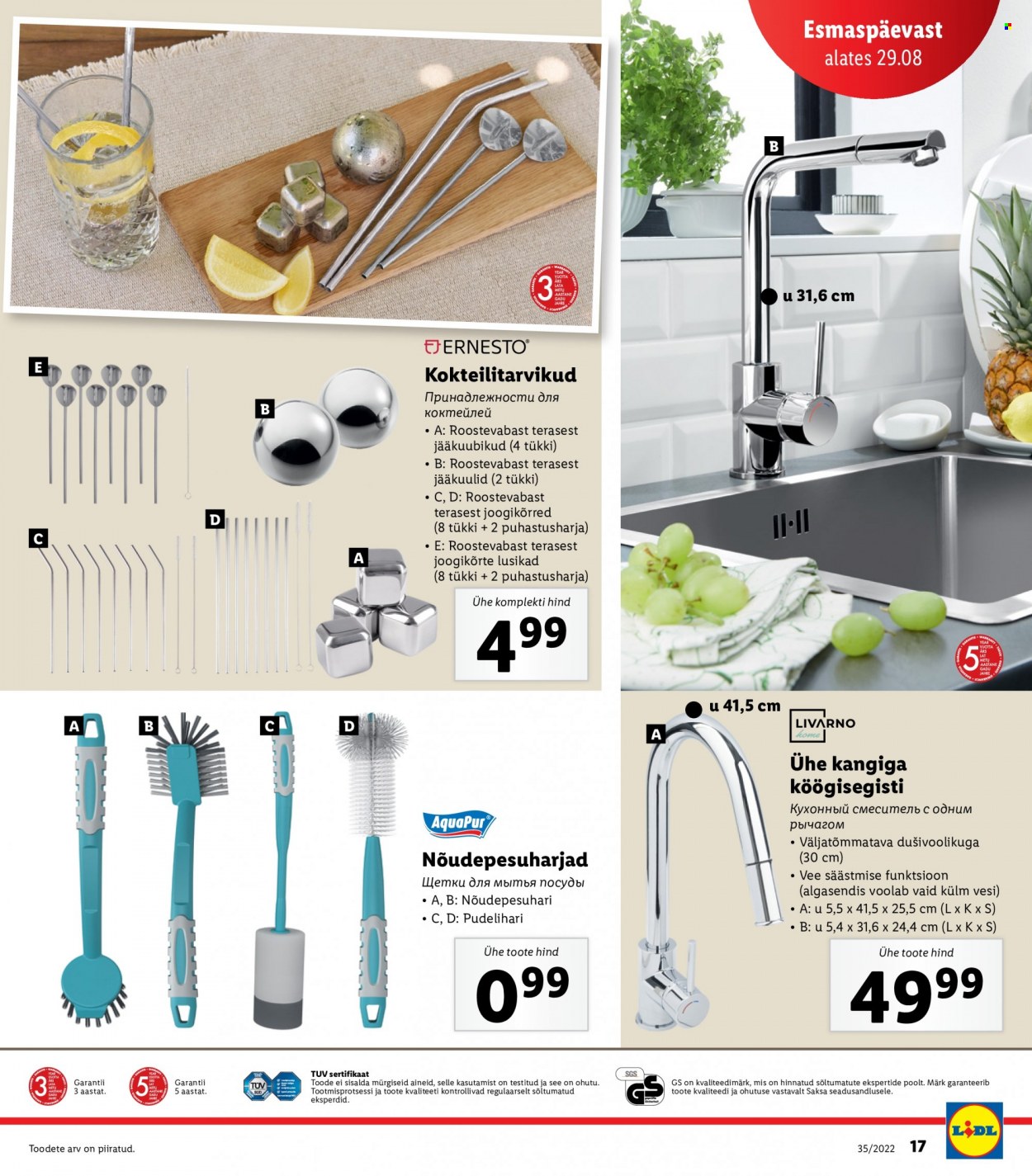 Lidl kliendileht - 29.08.2022 - 04.09.2022. Lehekülg 17