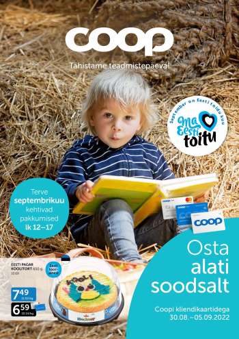 Kaupluse Coop kliendileht - 30.08.2022 - 05.09.2022.