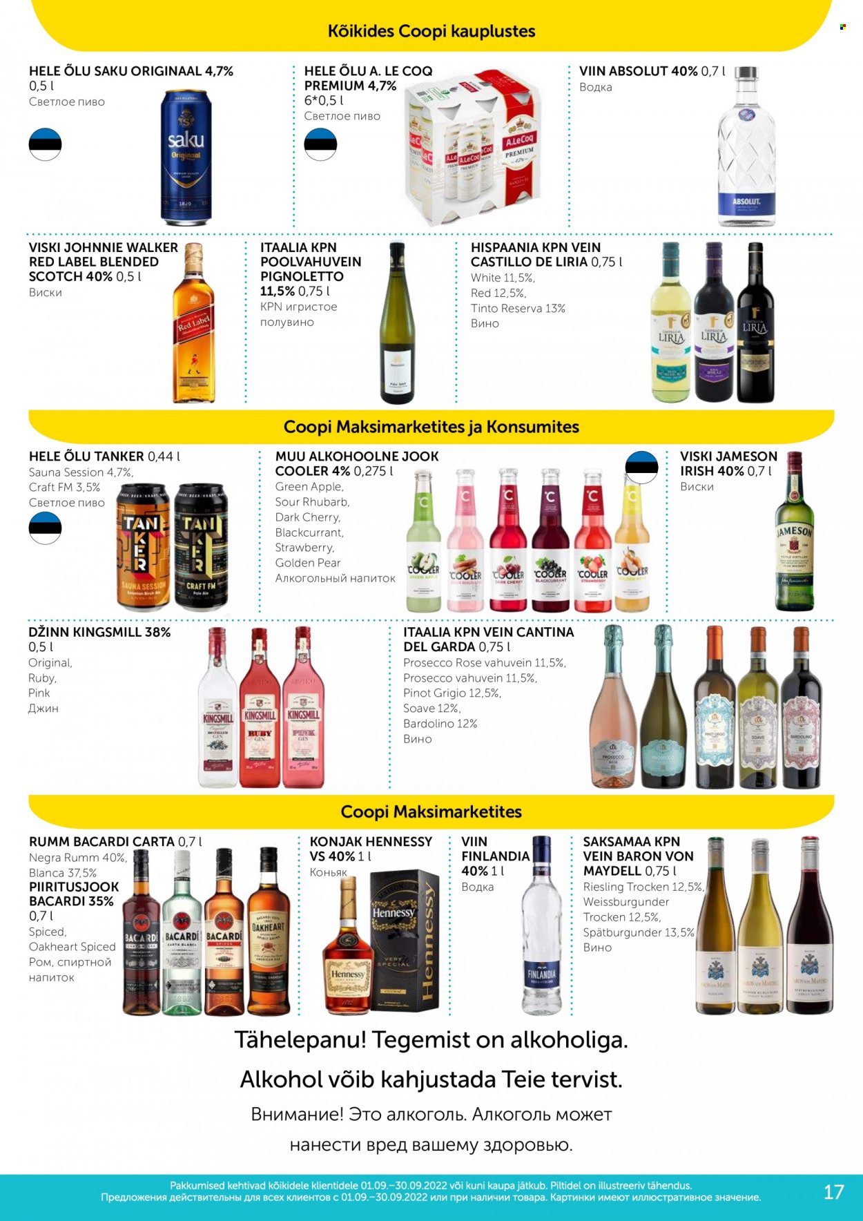Coop kliendileht - 30.08.2022 - 05.09.2022. Lehekülg 17
