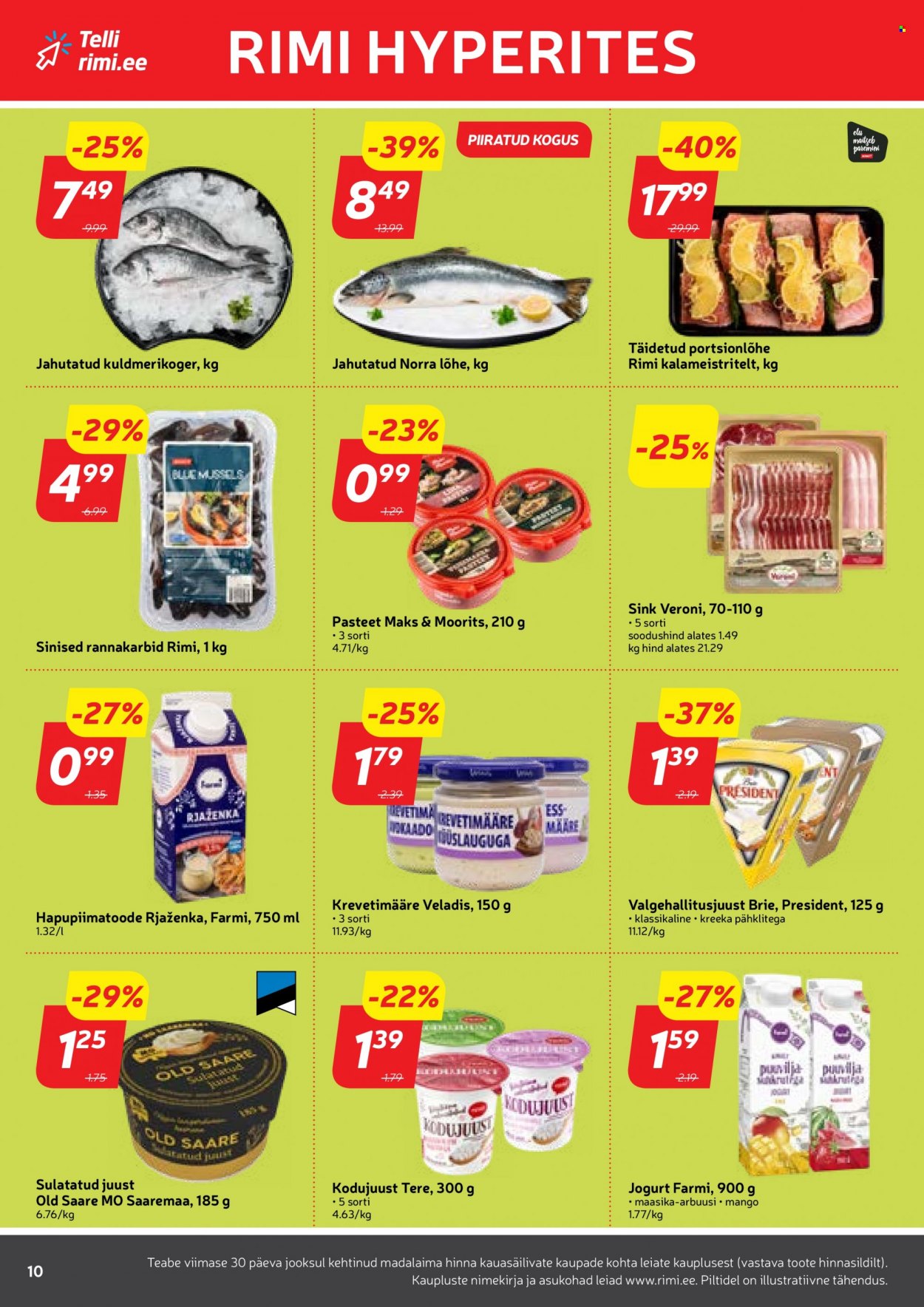 Rimi kliendileht - 30.08.2022 - 05.09.2022. Lehekülg 10