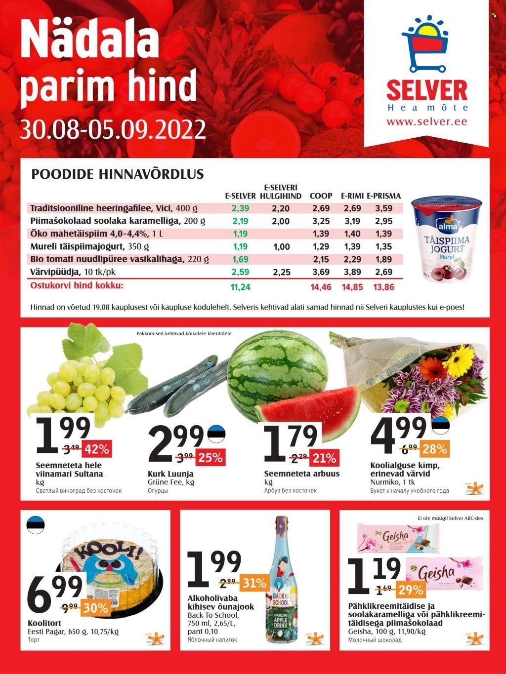 Selver kliendileht - 30.08.2022 - 05.09.2022. Lehekülg 1