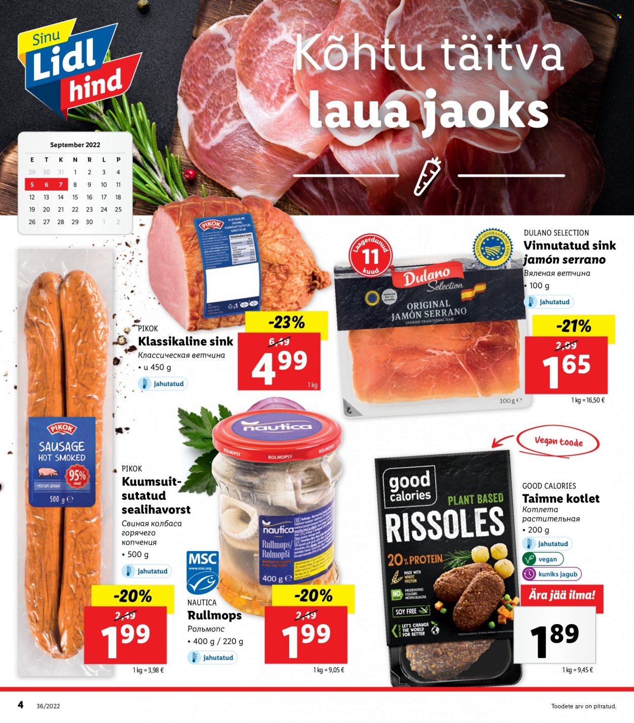 Lidl kliendileht - 05.09.2022 - 11.09.2022. Lehekülg 4