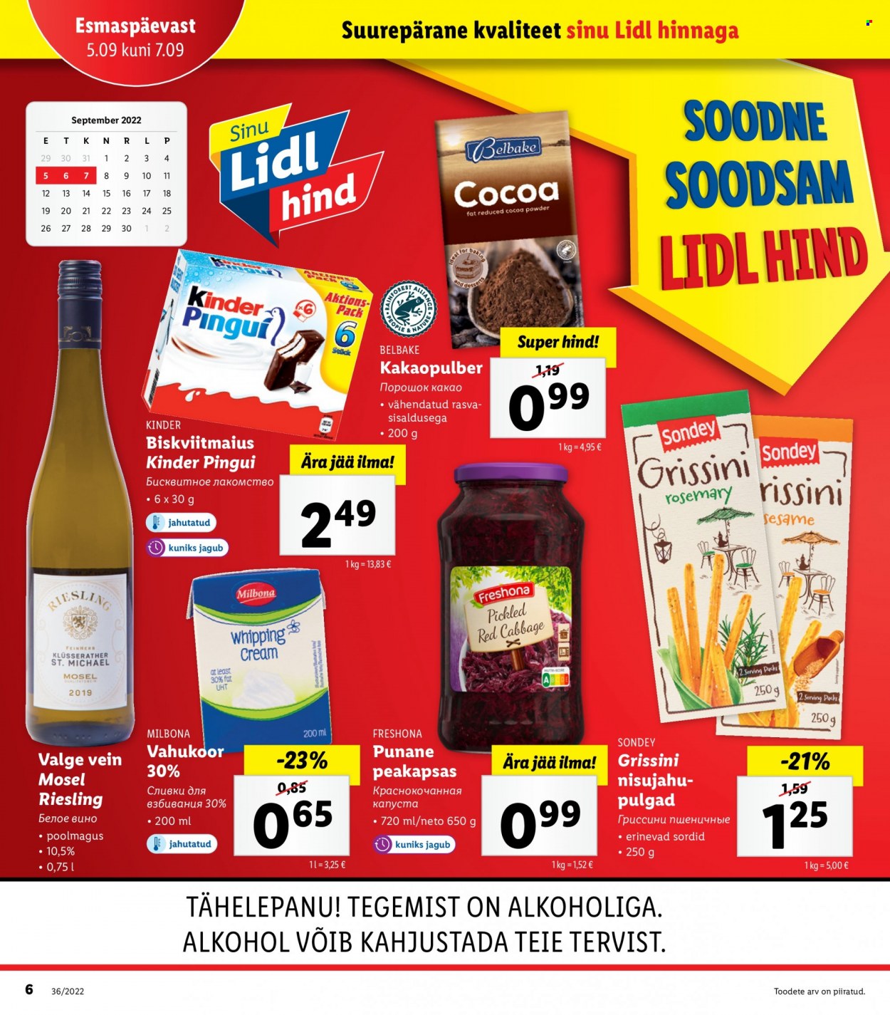 Lidl kliendileht - 05.09.2022 - 11.09.2022. Lehekülg 6
