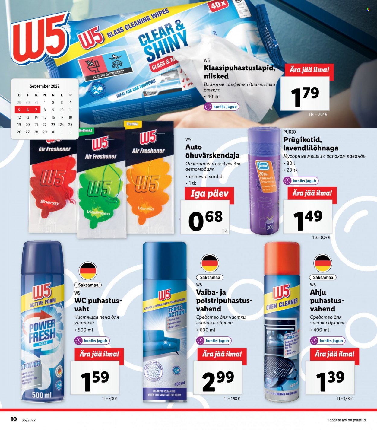 Lidl kliendileht - 05.09.2022 - 11.09.2022. Lehekülg 10