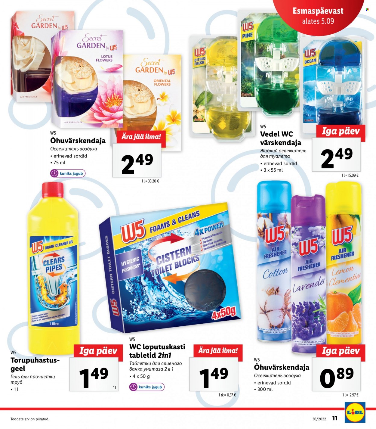 Lidl kliendileht - 05.09.2022 - 11.09.2022. Lehekülg 11