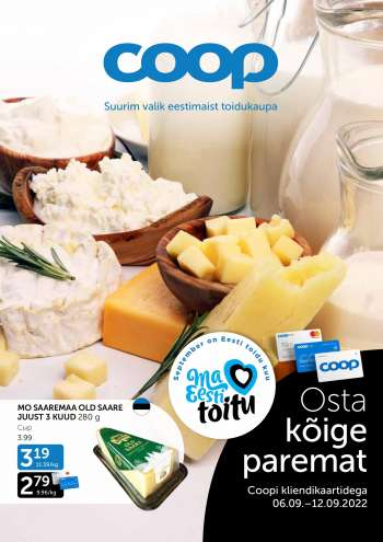 Kaupluse Coop kliendileht - 06.09.2022 - 12.09.2022.