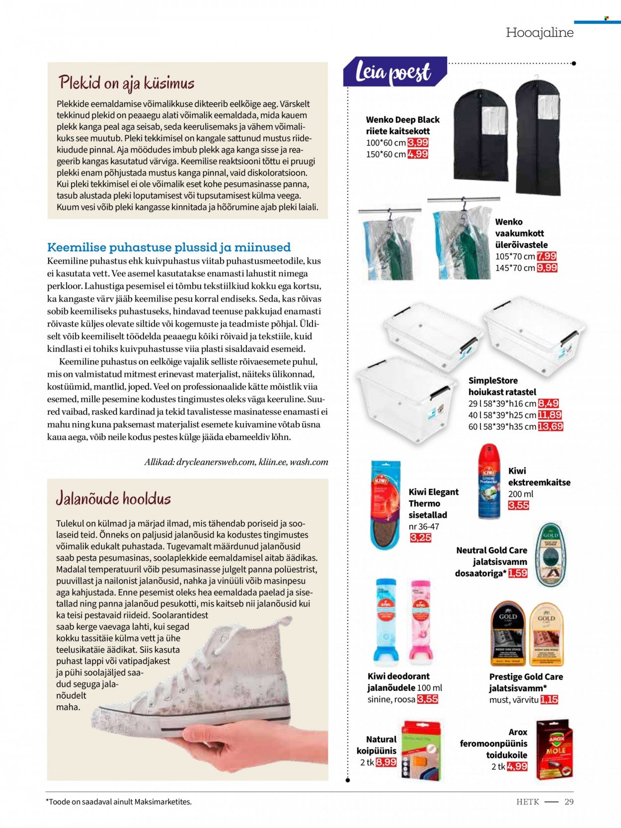 Coop kliendileht - 07.09.2022 - 30.11.2022. Lehekülg 29