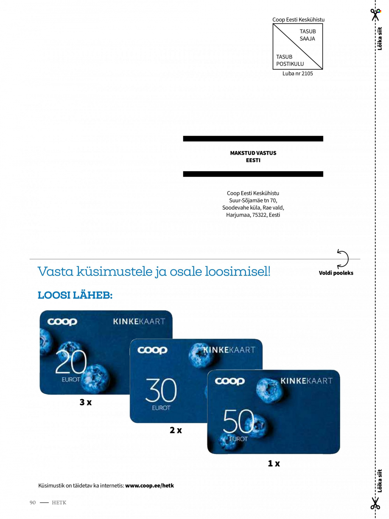Coop kliendileht - 07.09.2022 - 30.11.2022. Lehekülg 78