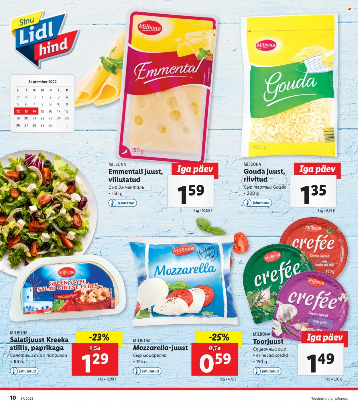 Lidl kliendileht - 12.09.2022 - 18.09.2022. Lehekülg 10