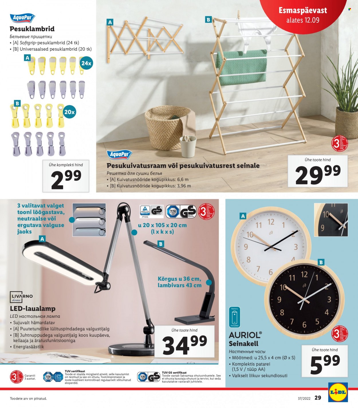 Lidl kliendileht - 12.09.2022 - 18.09.2022. Lehekülg 29