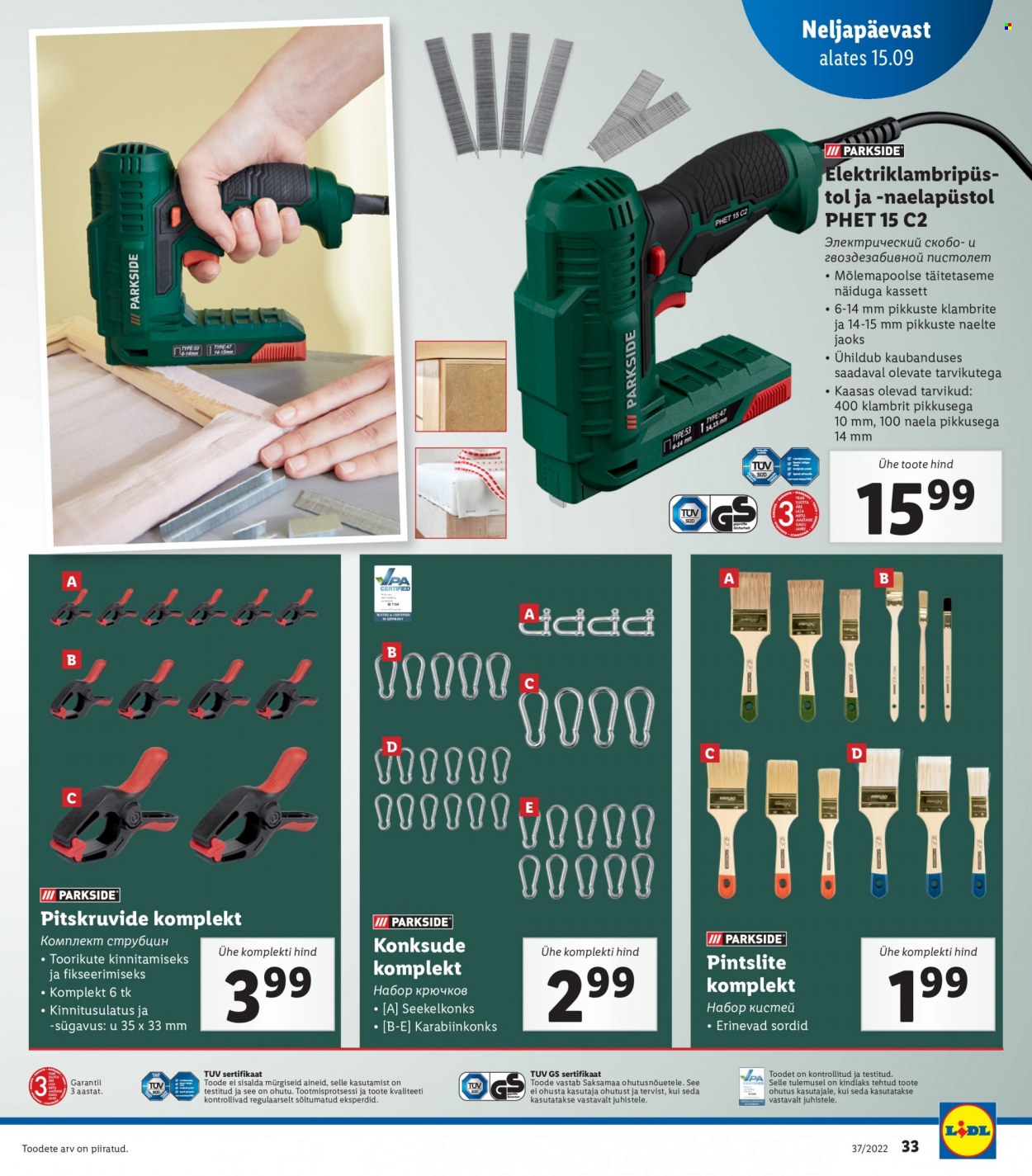 Lidl kliendileht - 12.09.2022 - 18.09.2022. Lehekülg 33
