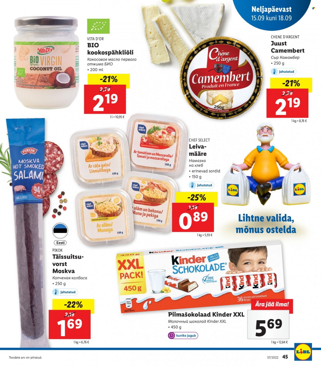 Lidl kliendileht - 12.09.2022 - 18.09.2022. Lehekülg 45