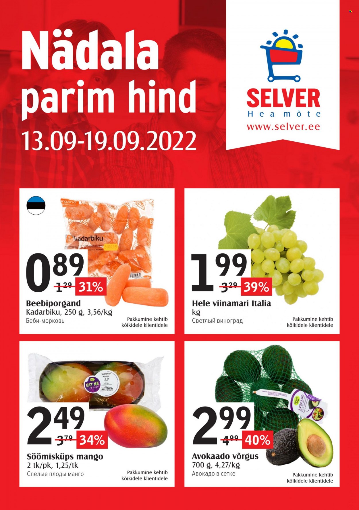 Selver kliendileht - 13.09.2022 - 19.09.2022. Lehekülg 1