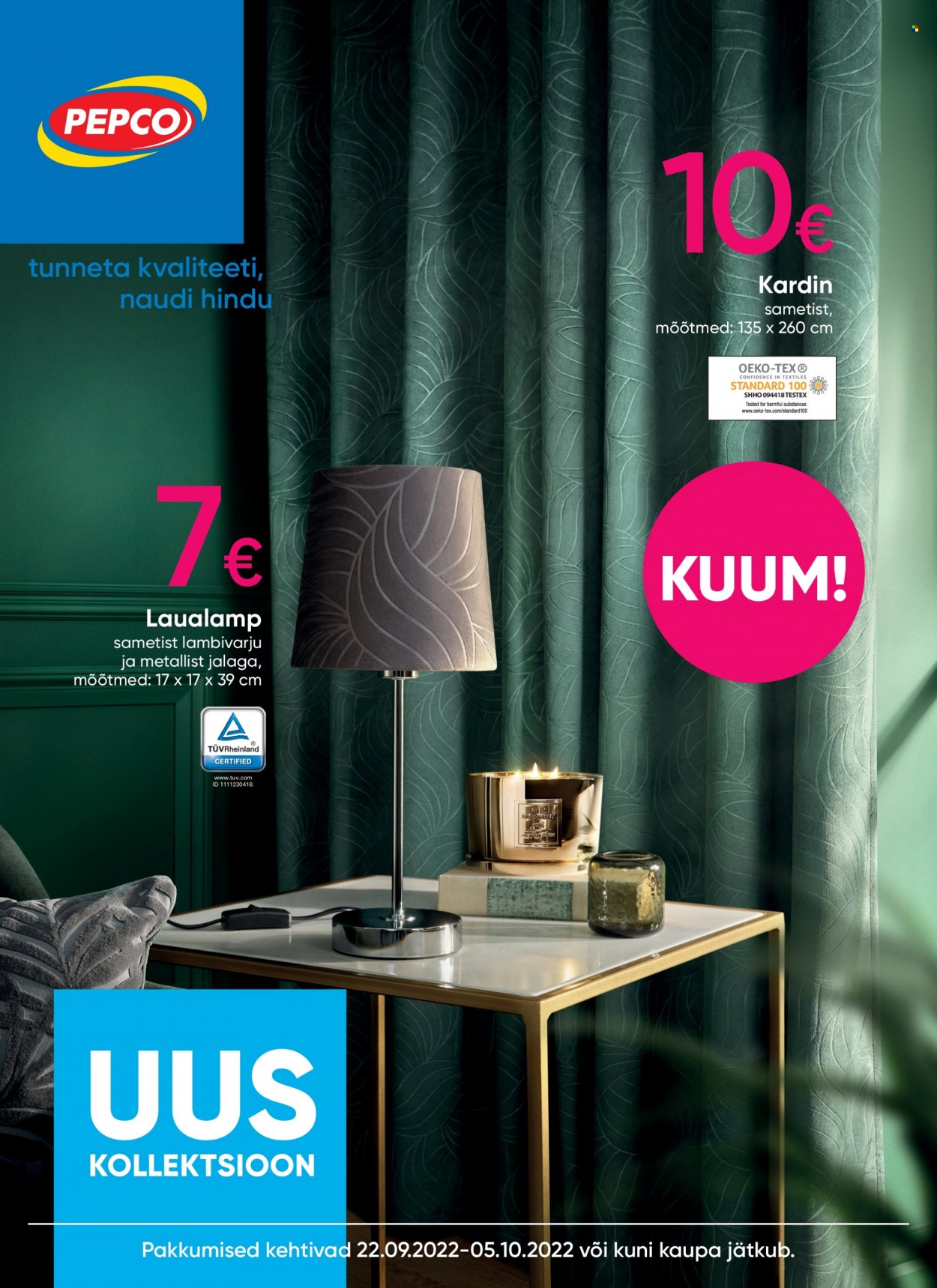 Pepco kliendileht - 22.09.2022 - 05.10.2022. Lehekülg 1