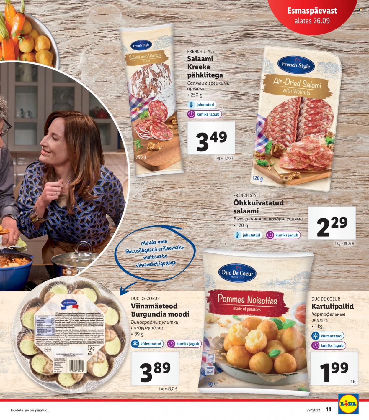 Lidl kliendileht - 26.09.2022 - 01.10.2022. Lehekülg 11