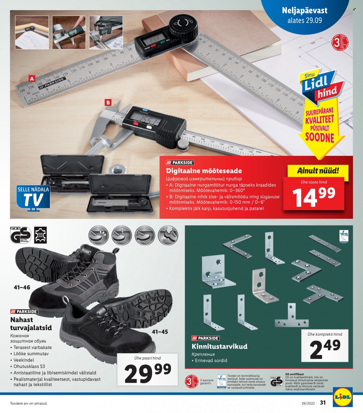 Lidl kliendileht - 26.09.2022 - 01.10.2022. Lehekülg 31